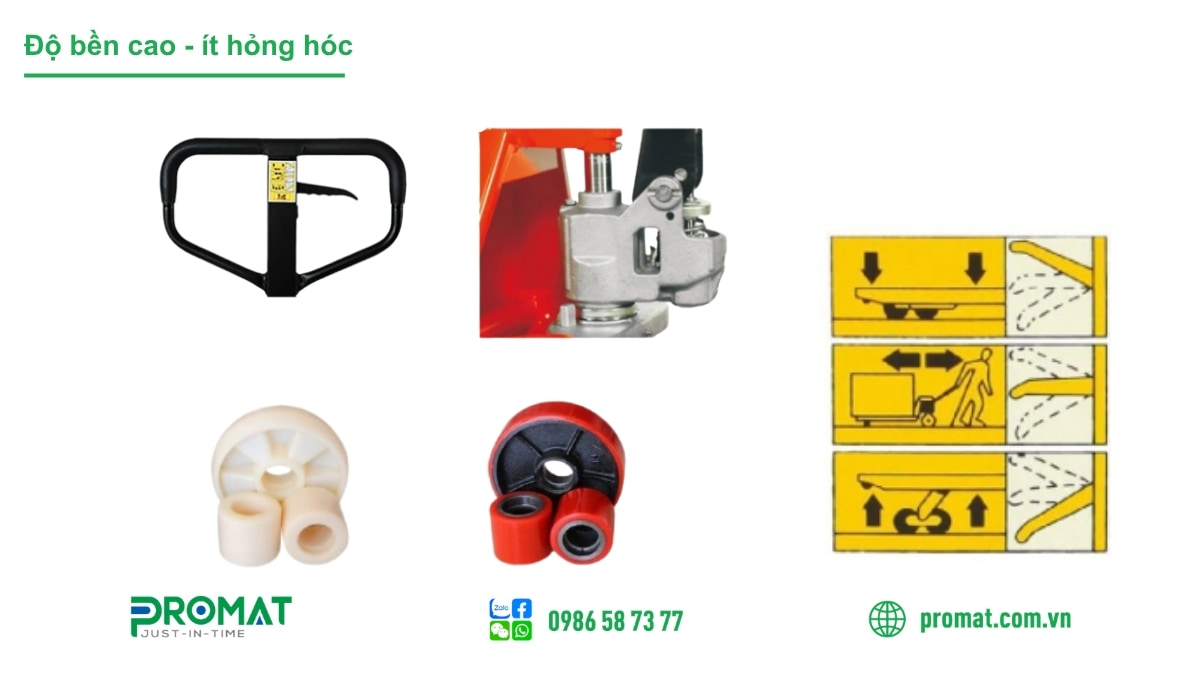 Xe Nâng Tay 5 Tấn - Giải Pháp Bốc Xếp Hàng Siêu Trường Siêu Trọng 2 Xe nâng tay 5 tấn có độ bền cao - bền bỉ nhờ cấu tạo chắc chắn