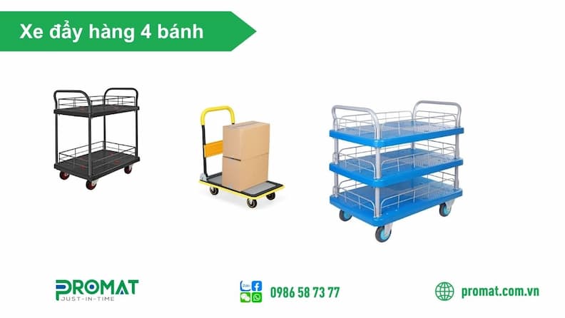 Xe đẩy hàng tại PROMAT chất lượng, uy tín