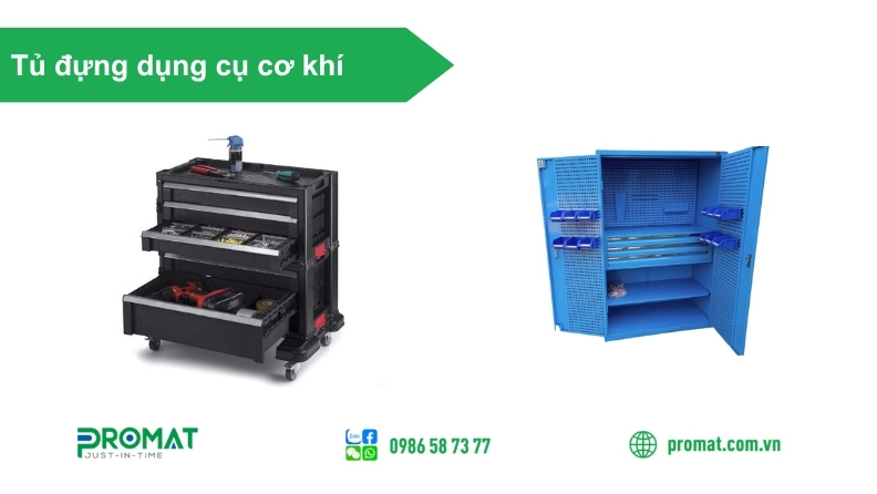 Chọn sản phẩm đựng dụng cụ cơ khí với chất liệu tốt, chịu va đập