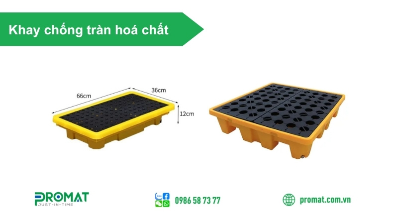 Khay Chống Tràn Hóa Chất Bằng Nhựa 4 Cách sử dụng khay nhựa chống tràn hoá chất