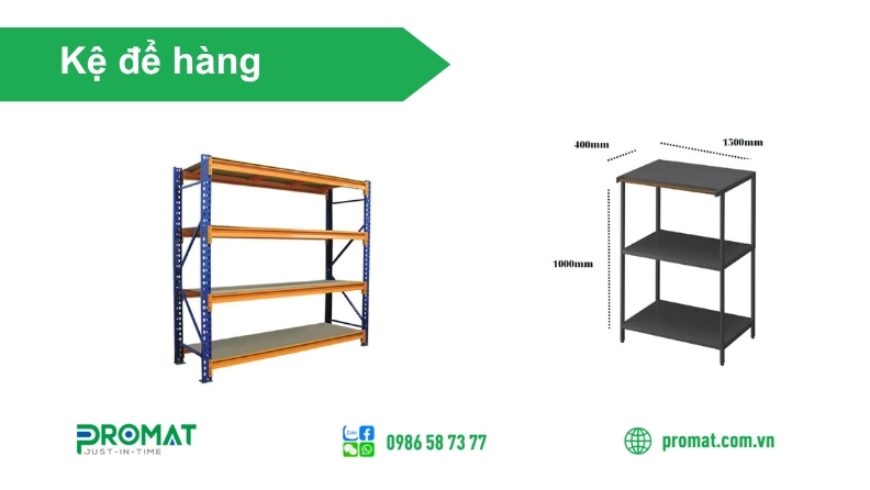 Kệ Để Hàng – Giải Pháp Tối Ưu Không Gian Lưu Trữ Kho Vận 1 Kệ sắt để hàng là xu hướng nổi bật trong quản lý kho vận