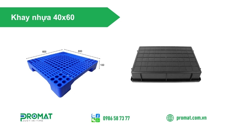 Khay Nhựa 40X60 Làm Từ Chất Liệu Gì? Ứng Dụng Ra Sao? 1 Khay 40x60 được làm từ nhiều chất liệu nhựa khác nhau