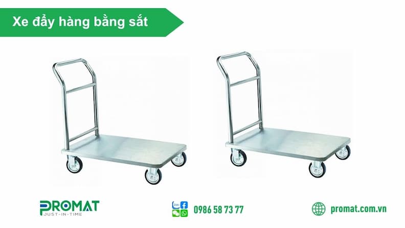 Xe Đẩy Hàng Bằng Sắt: Đặc Điểm, Ưu Điểm, Phân Loại, Cách Chọn 1 Đặc điểm và cấu tạo xe đẩy hàng bằng sắt