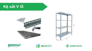 Kệ sắt V lỗ Hà Nội