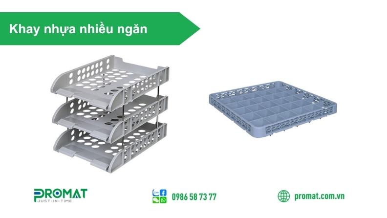 Khay Nhựa Nhiều Ngăn Là Gì? Ưu Điểm Và Ứng Dụng 1 Khay nhiều ngăn được thiết kế đa dạng, phù hợp cho nhiều sản phẩm