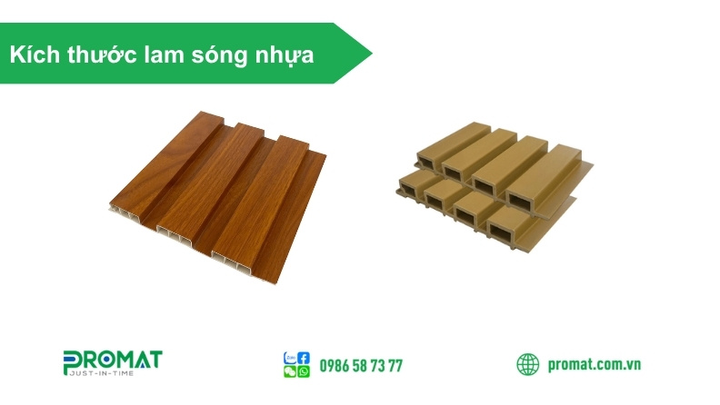 Kích Thước Lam Sóng Nhựa Tiêu Chuẩn Và Cách Chọn Phù Hợp 4 Chọn kích thước tấm ốp theo từng diện tích không gian