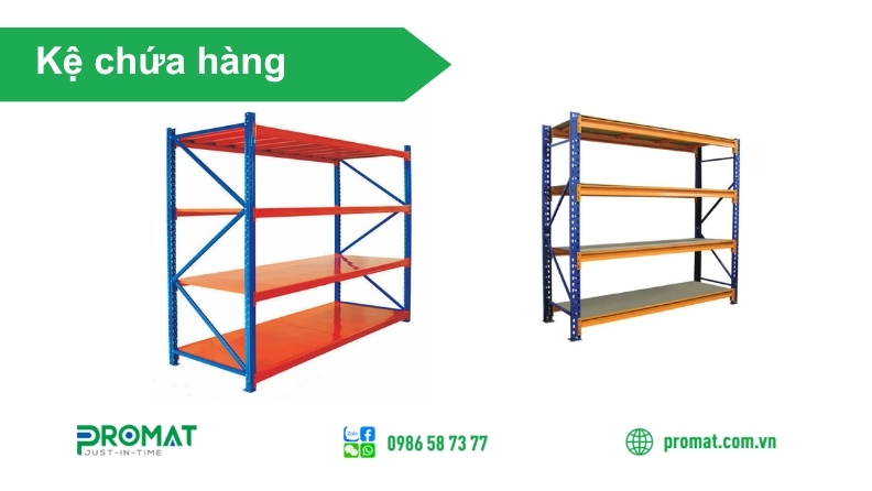 Kệ Chứa Hàng - Cấu Tạo, Ứng Dụng Và Cách Lựa Chọn 3 Kệ để hàng được sử dụng trong các trung tâm logistics