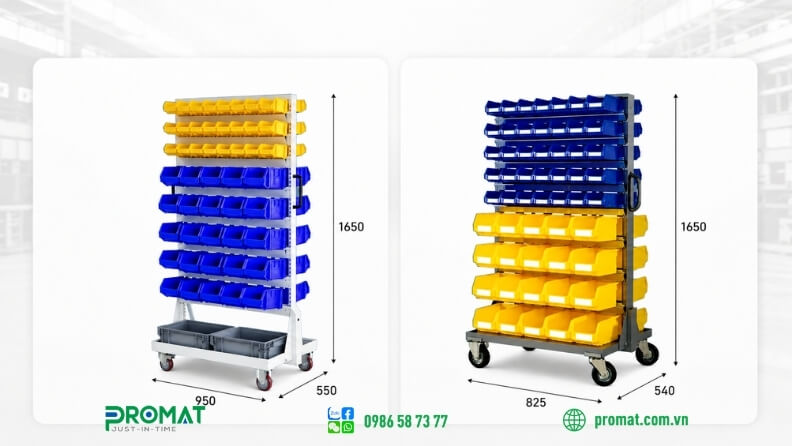 2 loại tủ kích thước nhỏ