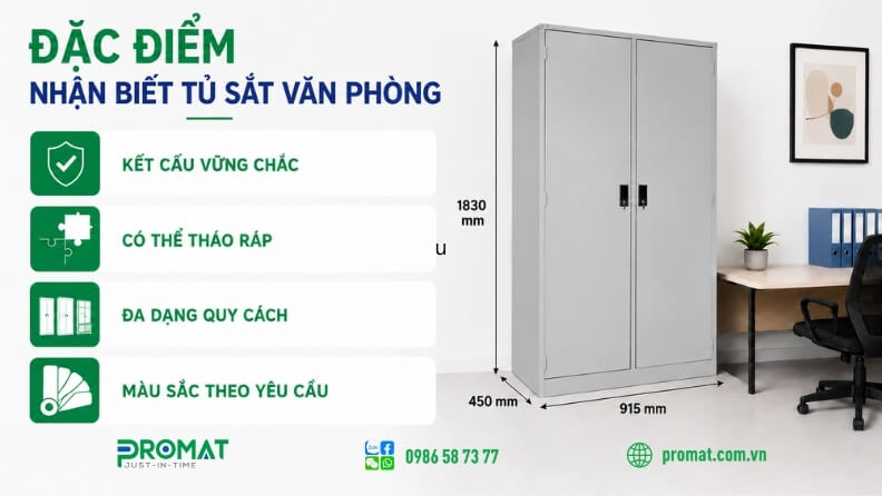 Tủ dễ nhận biết với 4 ưu điểm