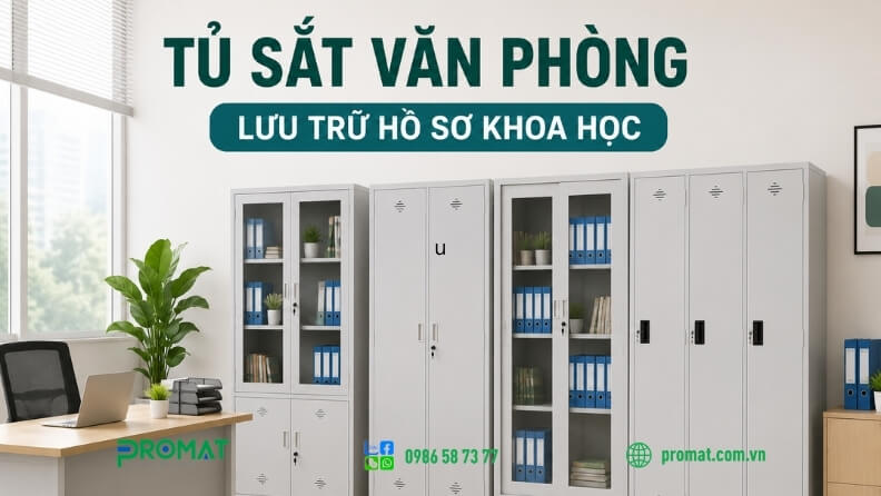 Tủ sắt văn phòng được sử dụng linh hoạt trong mọi môi trường