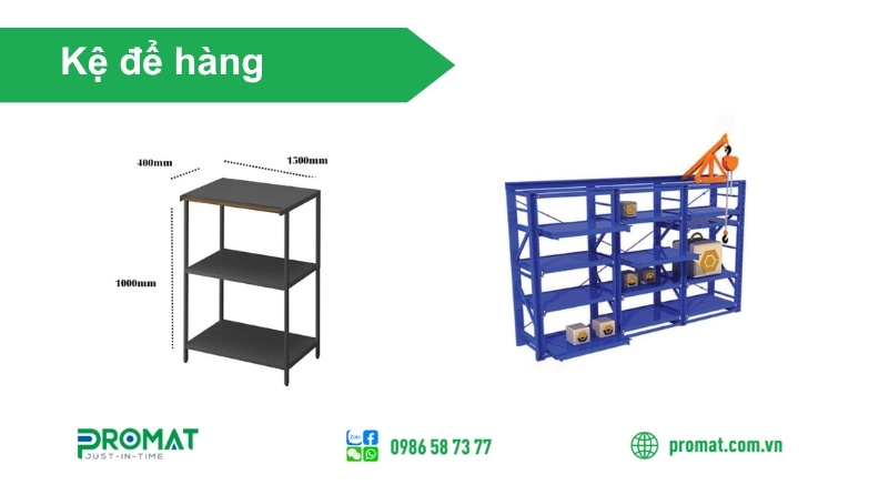 Kệ Để Hàng – Giải Pháp Tối Ưu Không Gian Lưu Trữ Kho Vận 2 Nơi mua kệ để hàng công nghiệp chất lượng