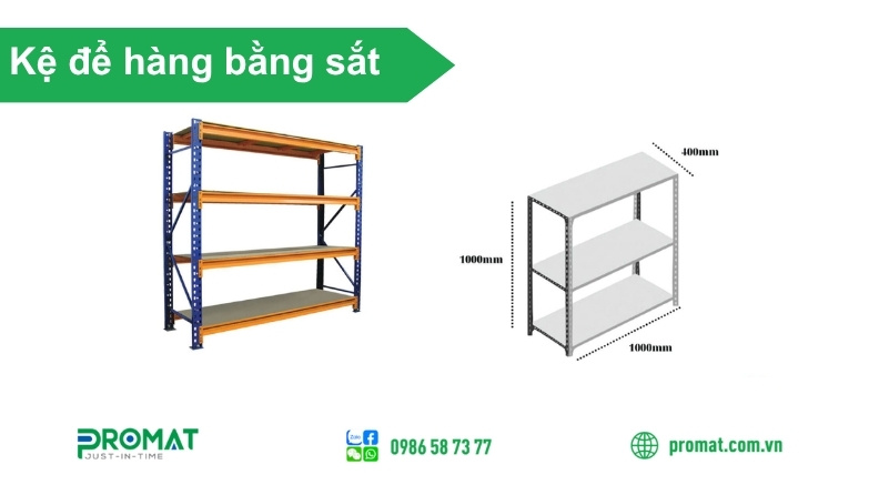 Kệ Sắt Để Hàng Bình Dương – Địa Chỉ Nhà Cung Cấp Uy Tín 2 Kệ sắt V lỗ đa năng phù hợp lưu trữ hàng nhẹ