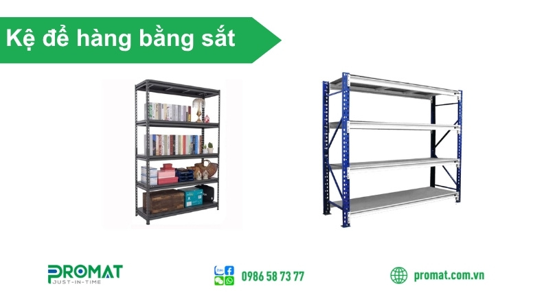 Kệ Sắt Để Hàng Bình Dương – Địa Chỉ Nhà Cung Cấp Uy Tín 3 Kệ sắt tải trọng nặng phù hợp cho kho công nghiệp