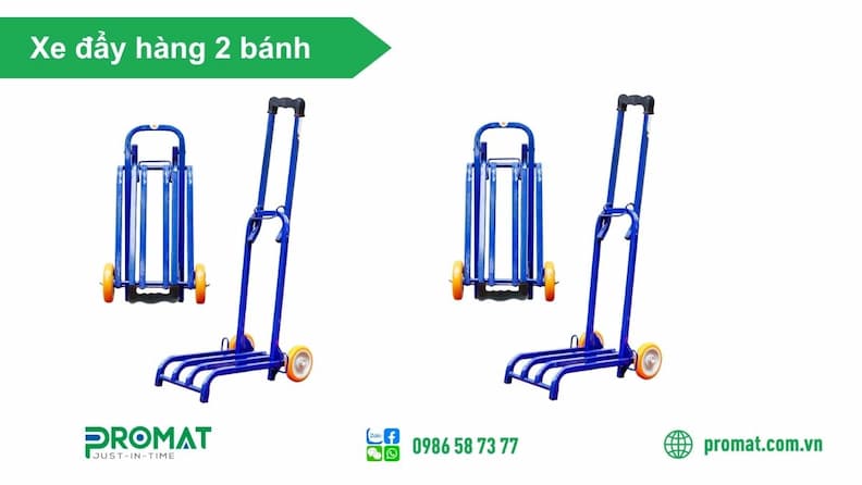 Xe đẩy 2 bánh có nhiều ưu điểm vượt trội