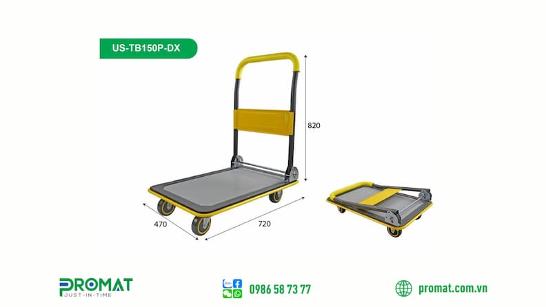 Vai trò của xe đẩy hàng trong vận chuyển