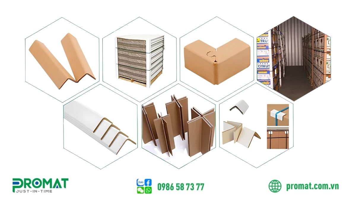 thanh V nẹp góc giấy