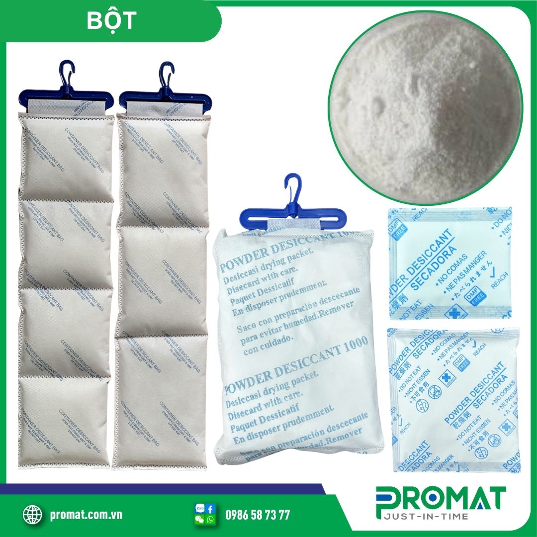 Gói Hút Ẩm Dạng Bột