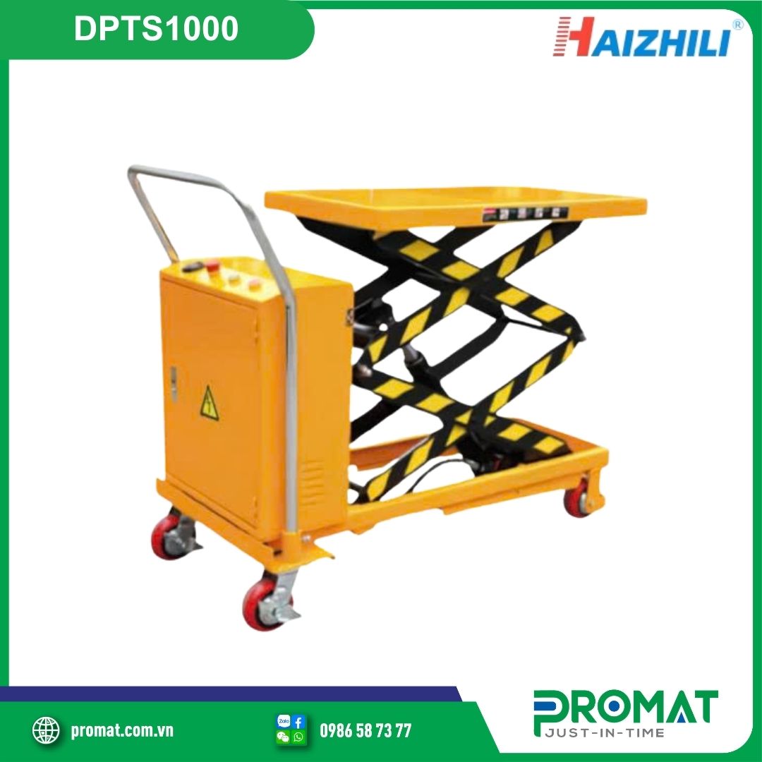 Xe Nâng Mặt Bàn 1000kg Bằng Điện Haizhili DPTS1000