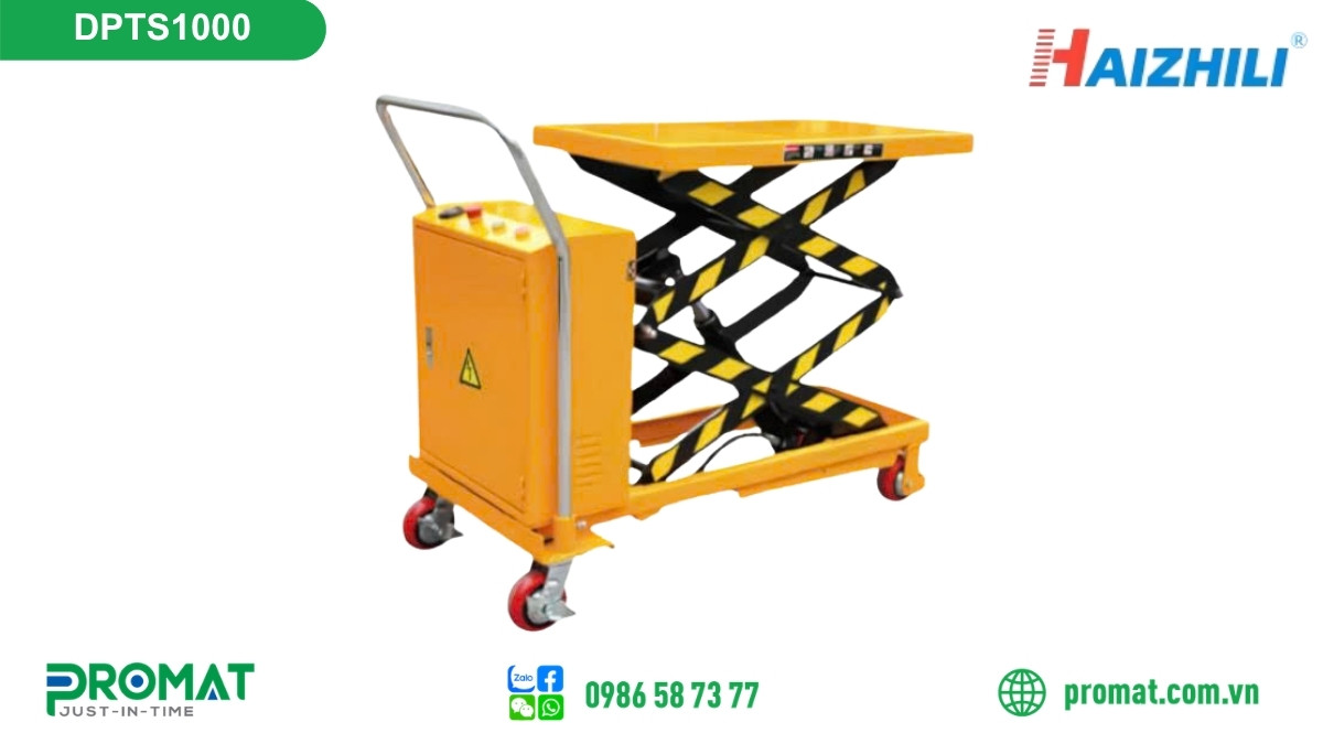 Xe Nâng Mặt Bàn 1000Kg Bằng Điện Haizhili Dpts1000 2 DPTS1000 2