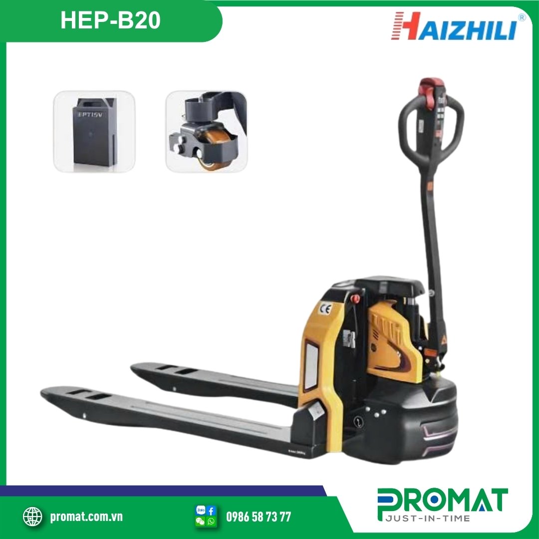 Xe nâng tay điện 2 tấn HAIZHILI HEP-B20