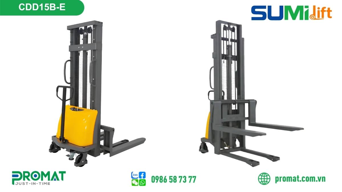 Xe Nâng Tay Điện Bán Tự Động 1.5 Tấn Sumi Xilin Cdd15B-E 2 CDD15B E 5